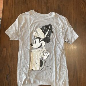 Disney Kids Minnie Mouse Light Gray Tee